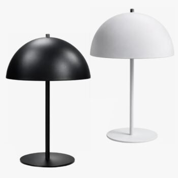 Velador de escritorio semi esfera modelo Barletta de 46 cm