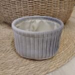 cesto gris chico