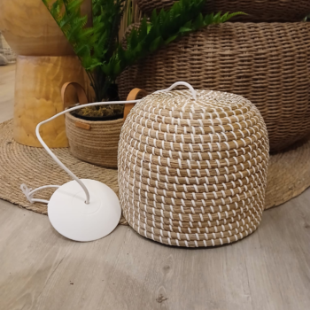 Colgante Surat de seagrass combinado de 25 x 20 cm