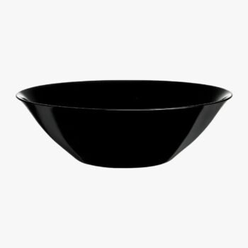 Ensaladera Luminarc negra grande de 27 cm