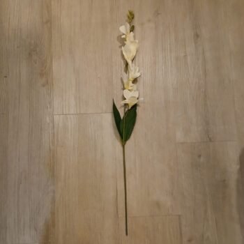 Rama de flores blancas estilo orquidea de 67 cm