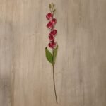 Rama de flores purpura combinadas estilo orquidea de 67 cm