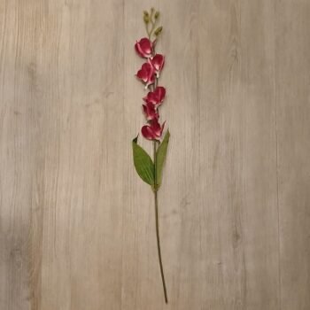 Rama de flores purpura combinadas estilo orquidea de 67 cm