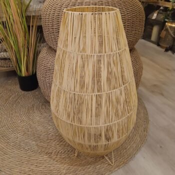 Fanal cono grande de fibras naturales de 31 x 50 cm