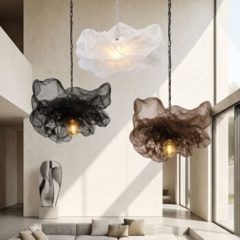 Colgante Artesanal Modelo Bruma de 60 cm