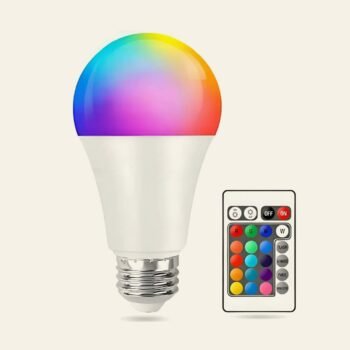 Lampara Bulbo Led 7w RGB con control