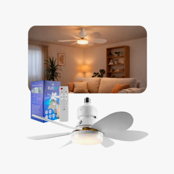 Lampara ventilador LED E27 12w - 42 cm