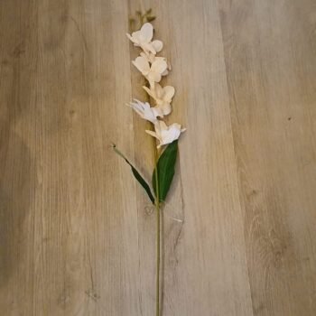 Rama de flores rosa pastel artificiales estilo orquidea de 67 cm