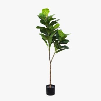 Planta artificial estilo Pandurata de 130 cm en maceta