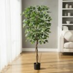 Planta artificial ficus benjamina de 160 cm en maceta