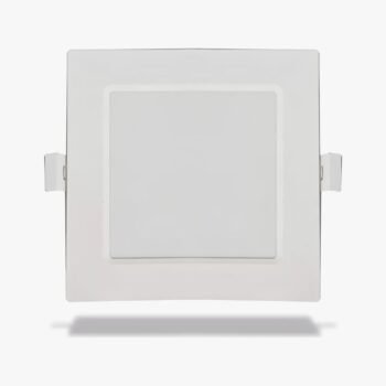 Plafon de embutir cuadrado 12w luz led calida - King