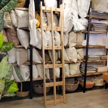 Perchero de madera de pie de 180 cm