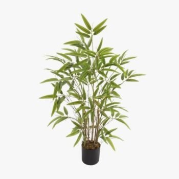 Planta artificial estilo bambu de 90 cm en maceta