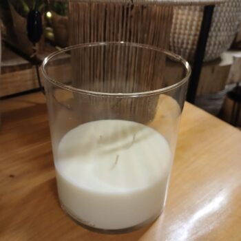 Velon de cera de soja en frasco de vidrio XXL de 600 gr