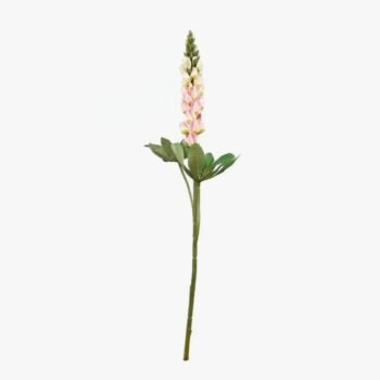 Rama de flores rosa estilo Lupine artificiales de 82 cm