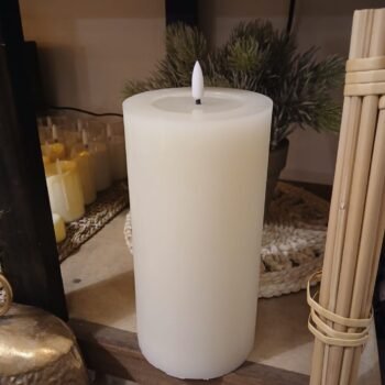 Velon / Vela led de 10 x 10 x 20 cm