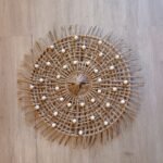 Adorno sol de hilo kraft de 60 cm