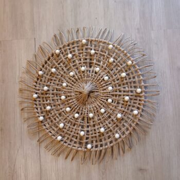 Adorno sol de hilo kraft de 60 cm