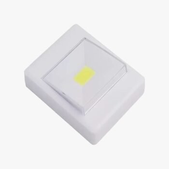 Lampara tecla led magnética blanca a pilas