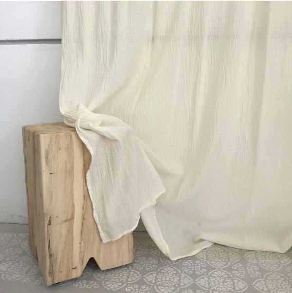 corttina de gaza blanca natural 2