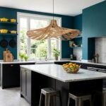 Colgante artesanal modelo Palawan de Ratan de 80 x 40 cm