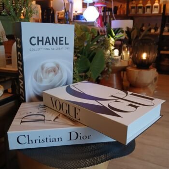 Libro falso decorativo Marcas de 25 x 18 x 3 cm