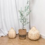 Planta arbol de olivo artificial de 140 cm en maceta negra