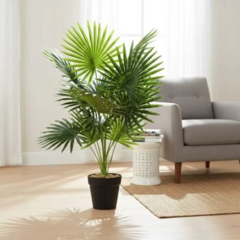 Planta artificial tipo palmera de 65 cm en maceta