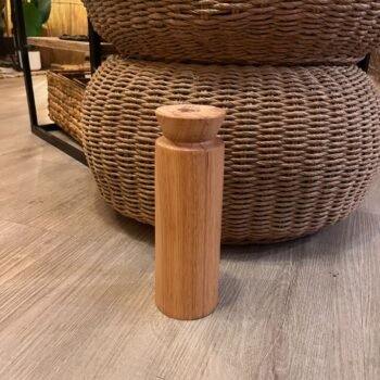 Florero de madera Tube grande de 7 x 22 cm