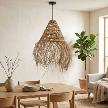 Colgante Artesanal de seagrass modelo Tulum de 45 x 70 cm