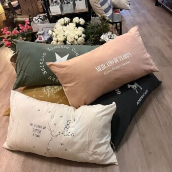 Almohadon grande Tusor varios colores 90 x 50 cm