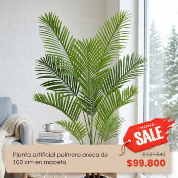 Home Sale: Planta artificial palmera areca de 160 cm en maceta