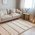 Alfombra Handira de algodon modelo Aita grande de 200 x 150 cm