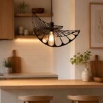 Colgante de metal Butterfly de 40 x 65 cm