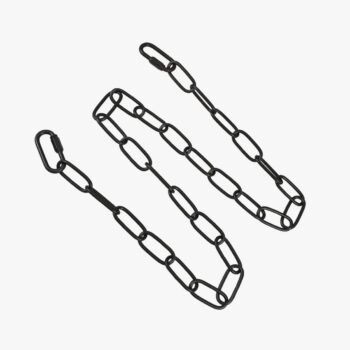 Cadena de metal negra para colgantes x 1 mt