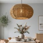 Colgante artesanal modelo Jupiter de yute de 50 cm