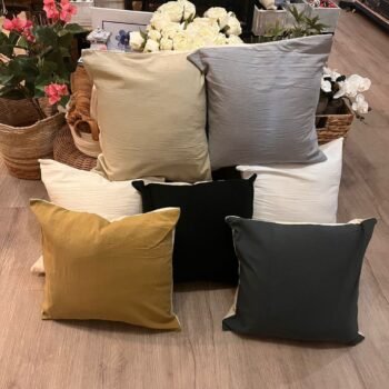 Almohadon Tusor liso varios colores de 40 x 40 cm