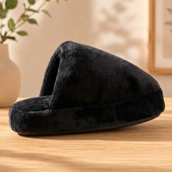 Pantuflon / pantuflas en polar super soft color negro varios talles
