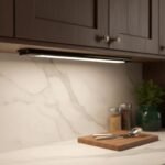 Liston aplique / bajo alacena luz negro led de 2w ultra fino con sensor de movimiento de 40 cm
