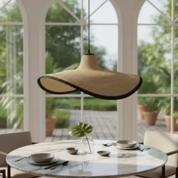 Colgante artesanal de seagrass modelo Cap de 60 cm