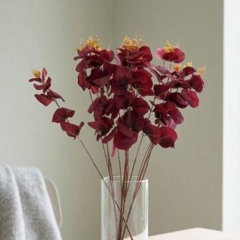 Ramo de hojas estilo eucalipto rojo 46 cm