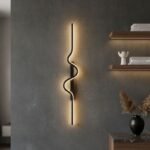 Aplique difusor led minimalista Modern Wave de 60 cm