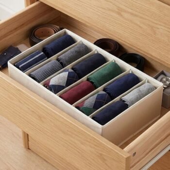 Organizador de ropa textil ideal cajon de 39 x 16 x 12 cm