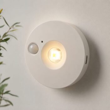 Luz lampara auxiliar led inalambrica con sensor recargable y 3 tonos de luz