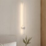 Aplique difusor led minimalista blanco Modern Lilo de 60 cm