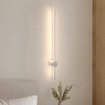 Aplique difusor led minimalista blanco Modern Lilo de 60 cm