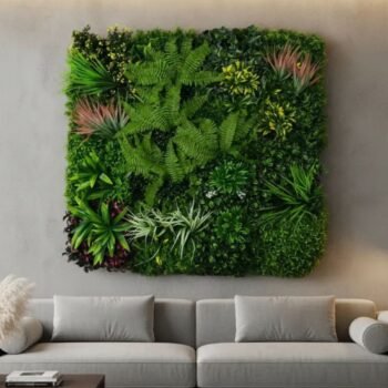 Paño de jardin vertical cesped de 1 mt x 1 mt
