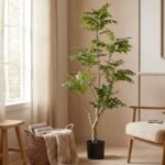 Planta arbol artificial estilo Nandina de 150 cm en maceta