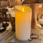 Velon / Vela led efecto llama de fuego de 10 x 20 cm