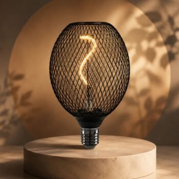 Lampara Led globo Black Mesh 4w calida Candela